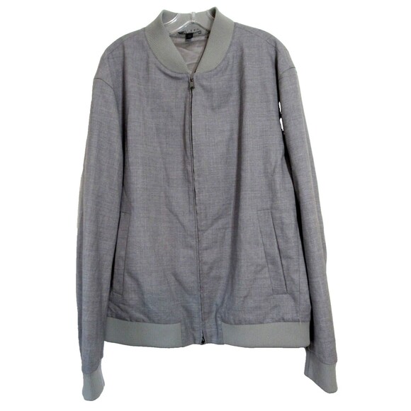 Hugo Boss Lanificio Tesse Biella Gray Unconstructed Virgin Wool Jacket 46R NWOT - Picture 1 of 8